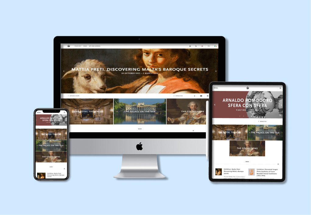 Serwis internetowy Łazienki Królewskie